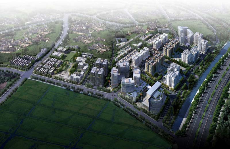 Phối cảnh khu đô thị Hà Nội Garden City Thạch Bàn - Long Biên