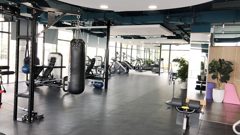 Phòng GYM khu đô thị Hà Nội Garden City Thạch Bàn - Long Biên